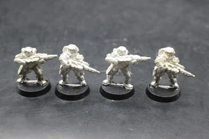 Warhammer 40k Guardia Imperial Storm Trooper con Hotshot Lasguns x4 Metal - Imagen 1 de 4
