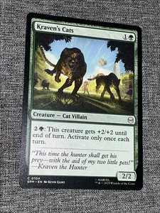 Kraven's Cats - 0104 - Marvel's Spider-Man - MTG - NM/M - Eng Non Foil - Picture 1 of 2