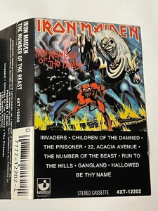 Iron Maiden - The Number of the Beast Cassette Tape 4xt-12202 1982 - Picture 1 of 5