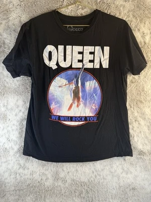 Camiseta Queen We Will Rock You Freddie Mercury Talla M Negra Foto 1 de 4