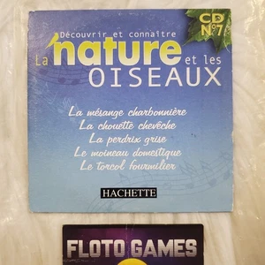 CD MUSICAL : La Nature et les Oiseaux - CD 7 - 2 Titres - Floto Games - Picture 1 of 2