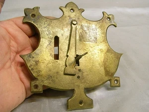 🇫🇷 ALTES SCHLOSS BRONZE KOFFER TÜR MÖBELSCHLOSS SCHLOSS - Bild 1 von 4