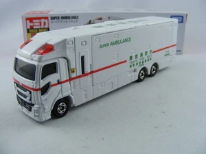 Isuzu Giga Super Ambulance, Takara Tomy Tomica #144, Approx 1/100 - Picture 1 of 5