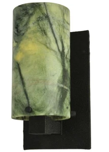Meyda Tiffany 121999 4.5" W Cilindro Jadestone Wall Sconce - Green - Picture 1 of 1