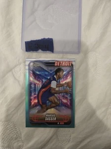2025 Topps Chrome Basketball #49 Marcus Sasser Aqua /199 Detroit Pistons E204 - Bild 1 von 2