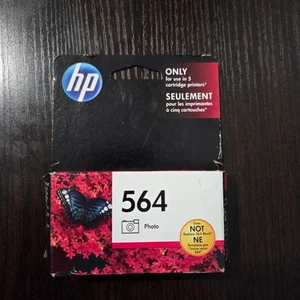 HP 564 Photo Ink Cartridge - For Photosmart Printers - Genuine New Sealed - Picture 1 of 4