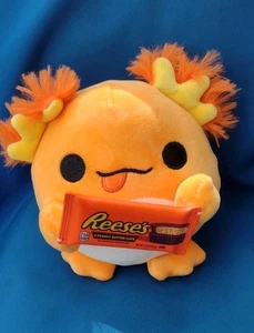 SMALL ALBIE ADVERTISING SOFT TOY PLUSH REESE'S PEANUT BUTTER CUP - Picture 1 of 3