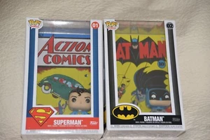 Superman Action Comic Cover / Batman Comic Cover - Funko Pop DC Cover ( Lot 2 ) - Bild 1 von 6
