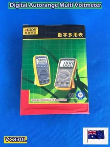 Digital LCD Multimeter AC DC Voltmeter with Battery/Sensor/Lead Probe Pen - Picture 1 of 7