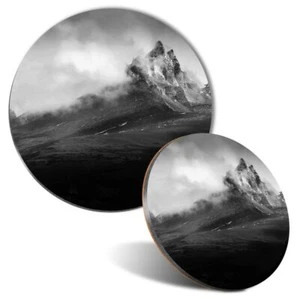 Maus Matte & Untersetzer Set - BW - Himalaya Gebirge Himalaya #41669 - Bild 1 von 8