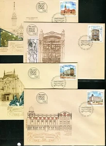 0470 SERBIA 2012 - Science - Architecture - Hotel Moskva - City Hall - FDC - Picture 1 of 2
