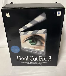 Apple Final Cut Pro 3 Box And Manuals - Picture 1 of 6