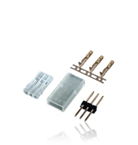 PowerBox JR Servo Connector, male pin for crimping (50pcs/pack) - PBS1050/50 - Picture 1 of 4