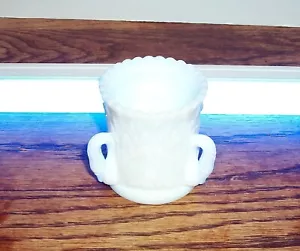 Lotto misto articoli vetro latte supporto stuzzicadenti cigno/1 fioriera rosa/1 tazza demitasse - Foto 1 di 8