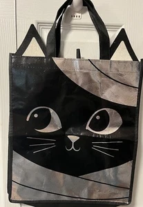 Halloween Trick-Or-Treat Bag, Cat Themed - Picture 1 of 2