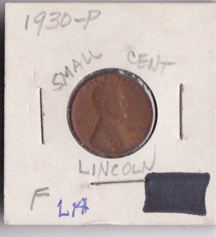 1930 Lincoln Cent L14 Cover