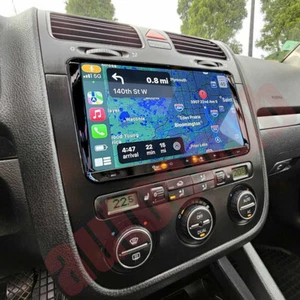 Head Unit For 2004 2005 2006-2009 VW Golf MK5 CarPlay Android auto Radio GPS Sat - Picture 1 of 17
