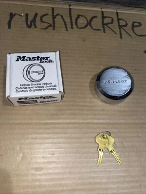 Brand New-Open Box-Master Lock 6271Kaw700a Padlock, Hidden Shackle - Image 1 of 4