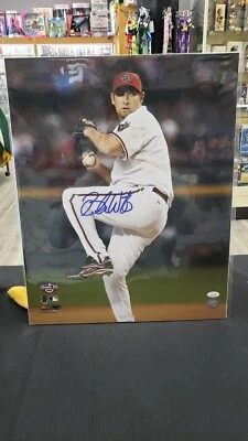 FIRMADO AUTO BÉISBOL MLB BRANDON WEBB ARIZONA DIAMONDBACKS 16x20 FOTO CERTIFICADO DE AUTENTICIDAD Foto 1 de 4