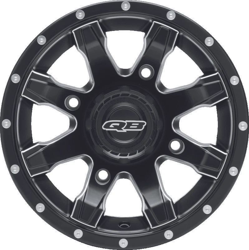 Колесо шлифовальной машины QuadBoss 14x7 4+3 4/156 с центральным колпаком черное 608509 - Изображение 1 из 1