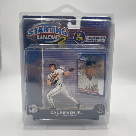 2001 Starting Lineup 2 Cal Ripken Jr Baltimore Orioles Hasbro Sports Figure Cover