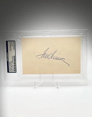 Tom Seaver Signed 3x5 Index Card - PSA/DNA Certified - New York Mets HOF Legend - Image 1 of 2
