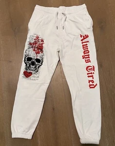 Always Tired Sam & Colby Merch Drawstring Sweatpants Unisex Size L Pants - Picture 1 of 1