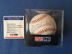 GEM MINT—JUAN MARICHAL-GIANTS-DODGERS-RED SOX--PSA10-10-10-SIGNED-AUTO-MLB - Picture 1 of 5