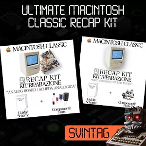 Kit Recap Apple Macintosh CLASSIC Analog Board + Motherboard Kit Cap - Bild 1 von 3