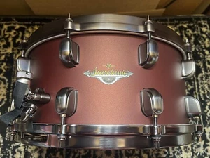 Tama Starclassic Maple 14x6.5" Snare Drum - Flat Burgandy Metallic W/SBN HW - Picture 1 of 6