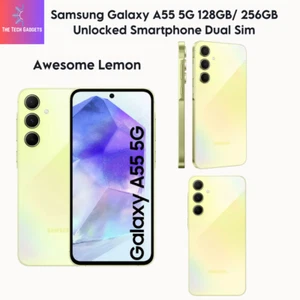New Samsung Galaxy A55 5G 128GB / 256GB Smartphone 5G Unlocked Dual Sim Box Pack - Picture 1 of 21
