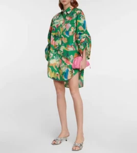 Alemais Arlo Shirt Dress - Forest print - Size 6-8 (worn once) - Picture 1 of 5