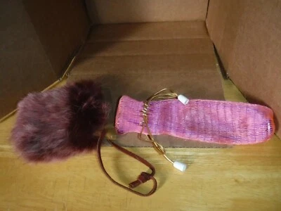 Lote de 2 mini monederos de piel de conejo y bolso extra Foto 1 de 3