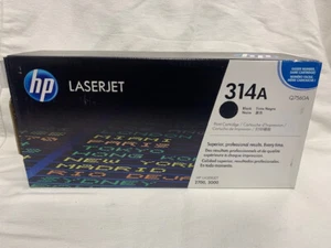 Genuine HP 314A Black Toner Cartridge LaserJet 2700 3000 Q7560A Open Box - Picture 1 of 4