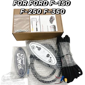 For 09-16 Ford F-150 F-250 F-350 Tailgate Emblem Oval & Back Up Camera Kit New - Picture 1 of 6