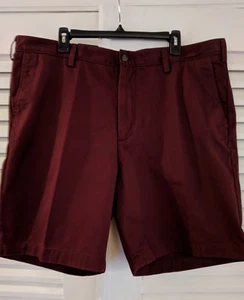 Nautica Shorts 40W New Cranberry Womens Chino Style Cotton Chic - Picture 1 of 10