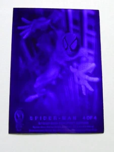 1994 Fleer Amazing Spider-Man Hologram Card 2 Of 4 RARE BLUE/DEEP BLUE/VIOLET - Picture 1 of 9