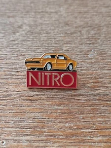 Pin's Pins Pin Enamel 24 Presse  Journal Magazine AUTO Dodge Charger "NITRO"  - Picture 1 of 2