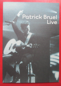 PATRICK BRUEL - PETIT PLAN MEDIA / PRESS KIT  "LIVE"