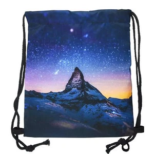cosey - Turn-Beutel Rucksack Sport-Tasche Gym-Bag Allover-Print WELTRAUM Design