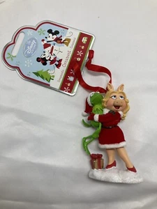 Kermit The Frog and Miss Piggy Disney Store Christmas Ornament The Muppets  - Picture 1 of 14