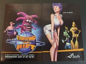 TRIPPING THE RIFT ~ 2x Seiten Magazin PRINT AD Scifi Channel 2005 - Bild 1 von 1
