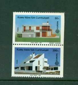 Turkey - Cyprus #205b (1987 Europa pair from booklet) VFMNH CV $10.00 - Picture 1 of 1