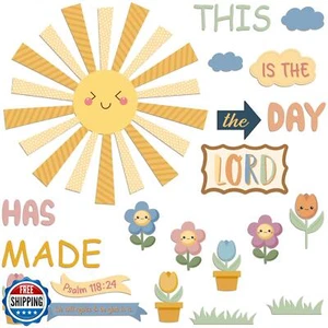 150 Pcs Religious Classroom Bulletin Board Sets Sunday School Lord Bulletin B - Picture 1 of 5