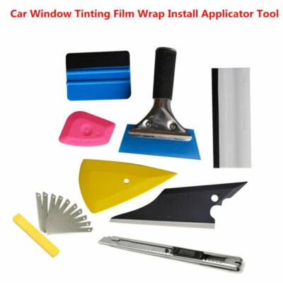 8pcs Squeegee Auto Car Window Tinting Film Wrapping Install Applicator Tools Kit - Image 1 of 4