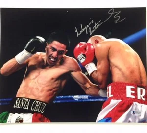 WBC IBF Champion LEO SANTA CRUZ autograph signed 11x14 photo BAS COA Beckett - Picture 1 of 2