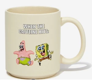 Nuevo Bob Esponja Pantalones Cuadrados y Patrick Star Divertida Taza de Café Apilable de Cerámica - Imagen 1 de 1