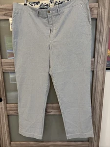 Polo Ralph Lauren Hose Herren 40x30 Blue Lake Seersucker Neu mit Etikett - Bild 1 von 9