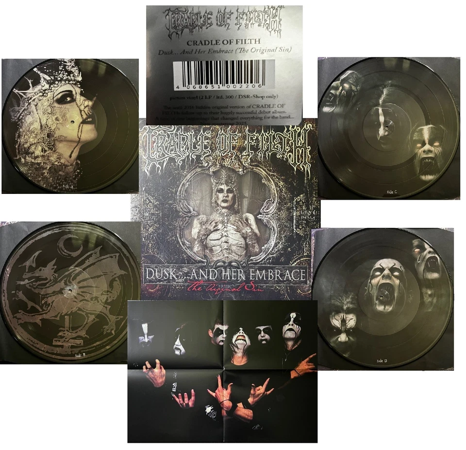 Cradle Of Filth - Dusk And Her Embrace - The Original Sin LP Limited PICTURE 300 - Image 1 of 1