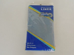 Elementos de baño gris resistente magnetizado cortina de ducha forro resistente al moho - Imagen 1 de 3